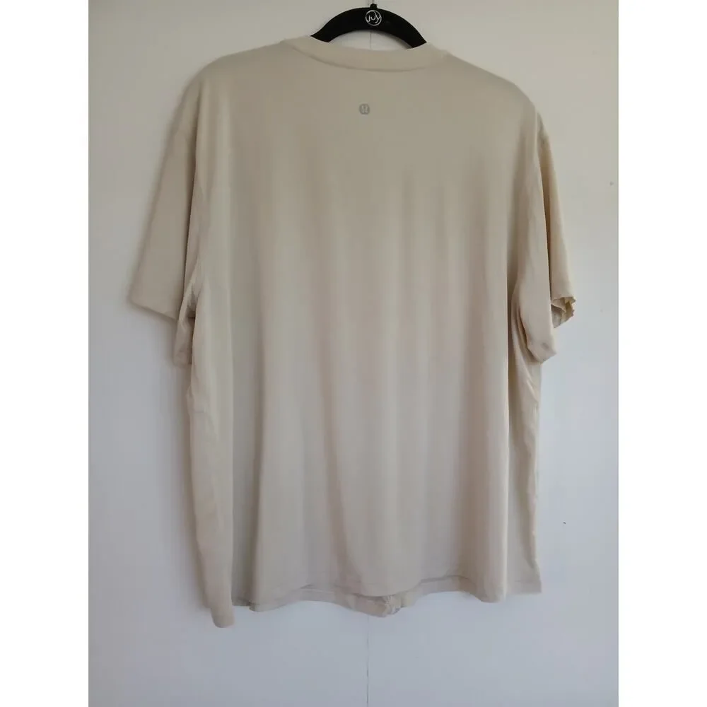 Lululemon Modal-Silk Blend Tie-Front Yoga T-Shirt